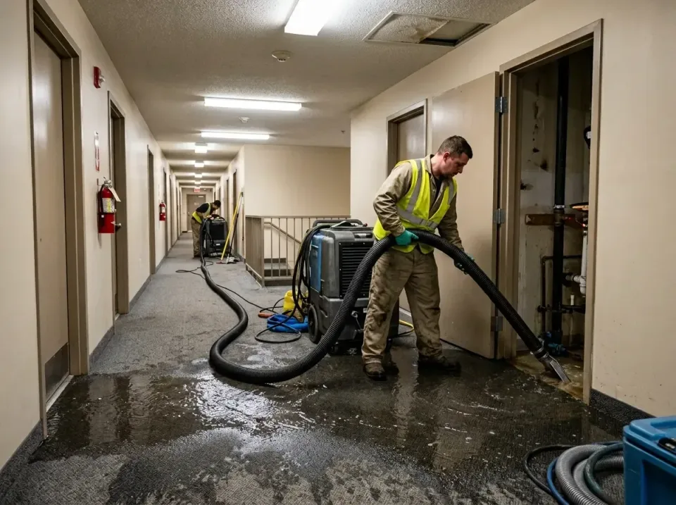 multi-unit-apartment-hallway-f-005 — frequently asked questions, Emergency Burst Pipe Water Extraction & Removal in Mystic I…